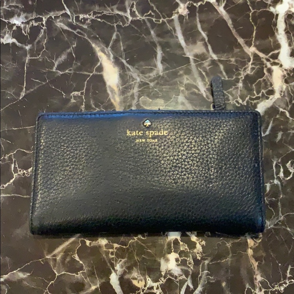 Kate Spade Black Leather Wallet